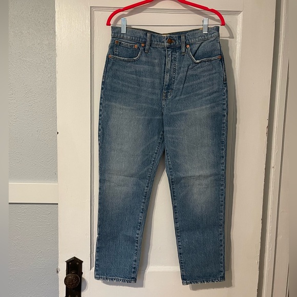 NEW Madewell Blue Classic Straight, size 28 - Picture 1 of 3